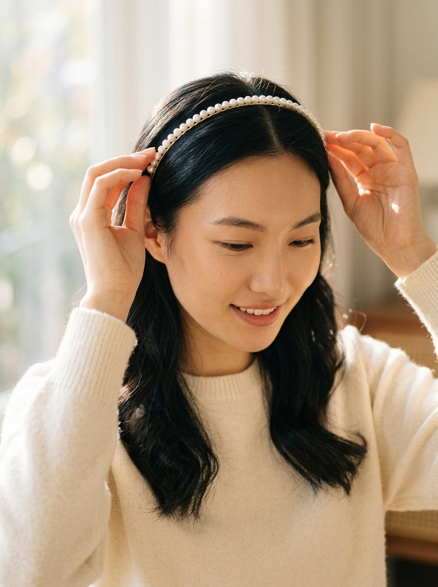 Pearl Headband Set