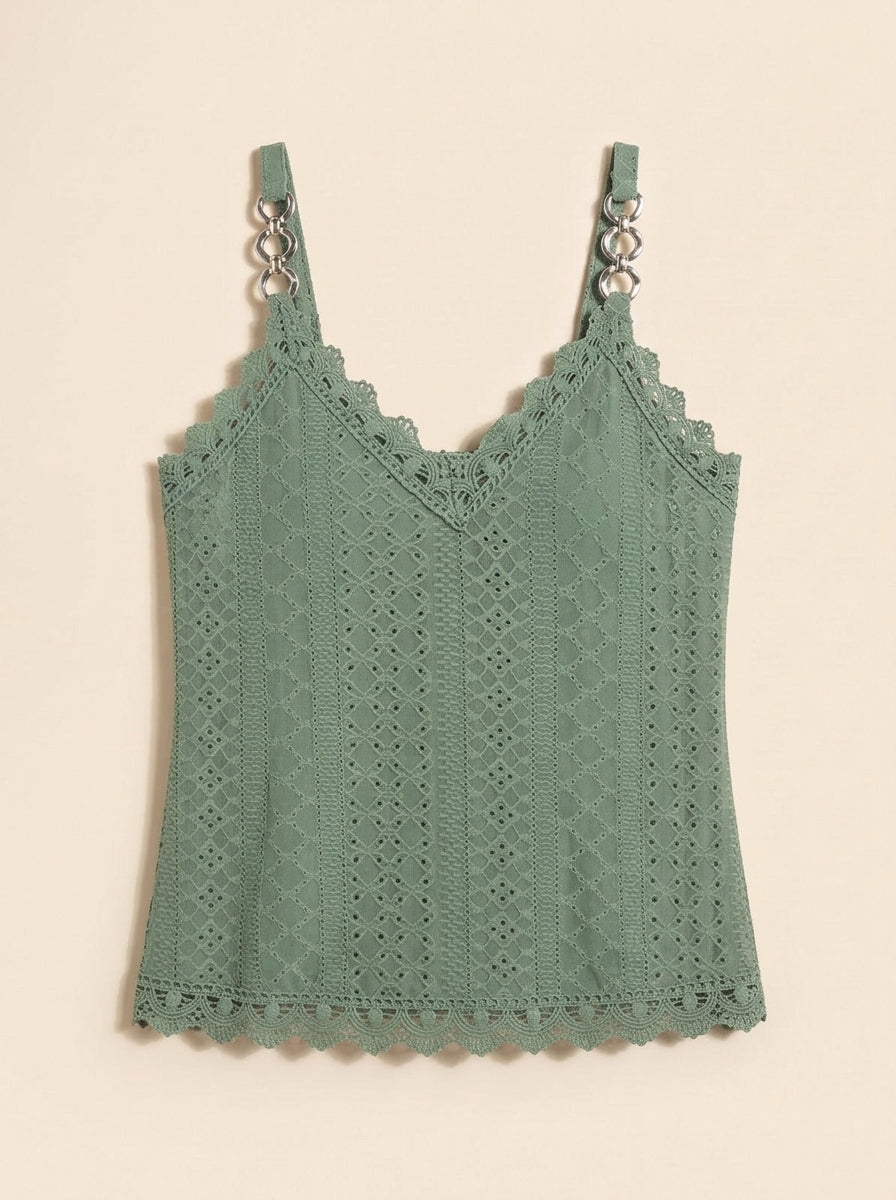 Scalloped Lace Cami