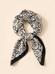 Rose Print Scarf