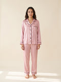 Satin Stripe Pajama Set